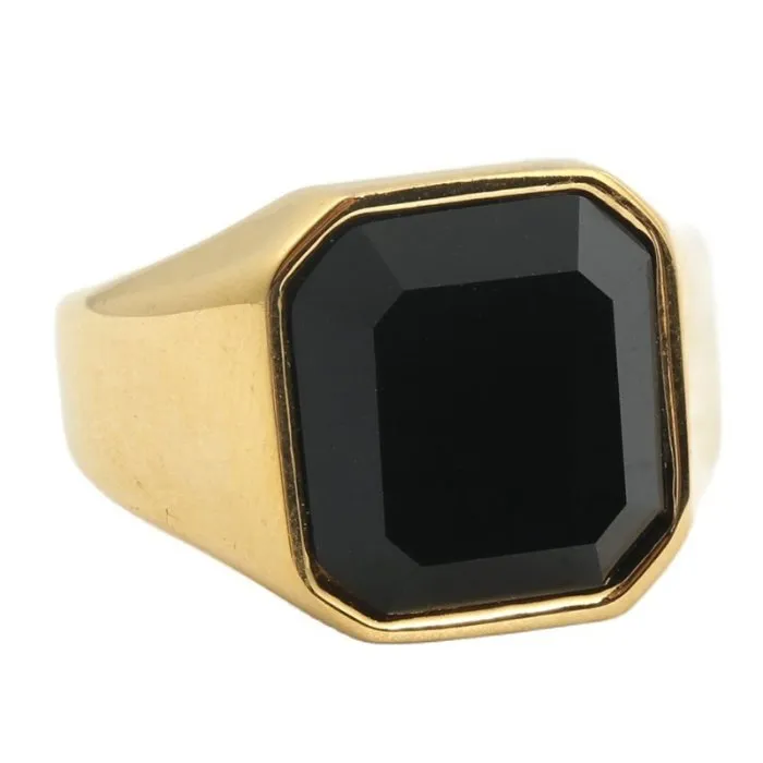 Wholesale Gemstone Rings for Men – Minimalist Titanium & Stainless Steel | AliExpress Hot Seller, Bulk Holiday Jewelry