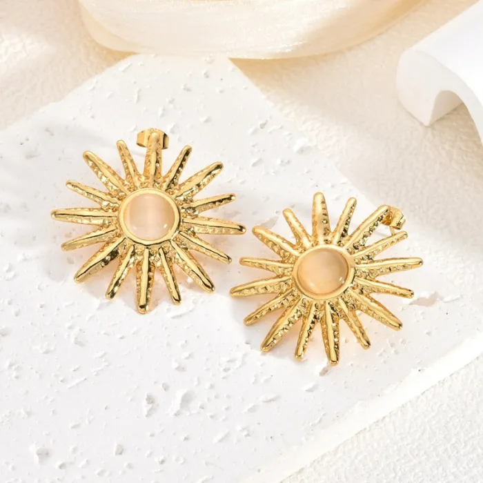 Vintage Long Stainless Steel Earrings for Women Elegant Luxury Statement Drop Jewelry