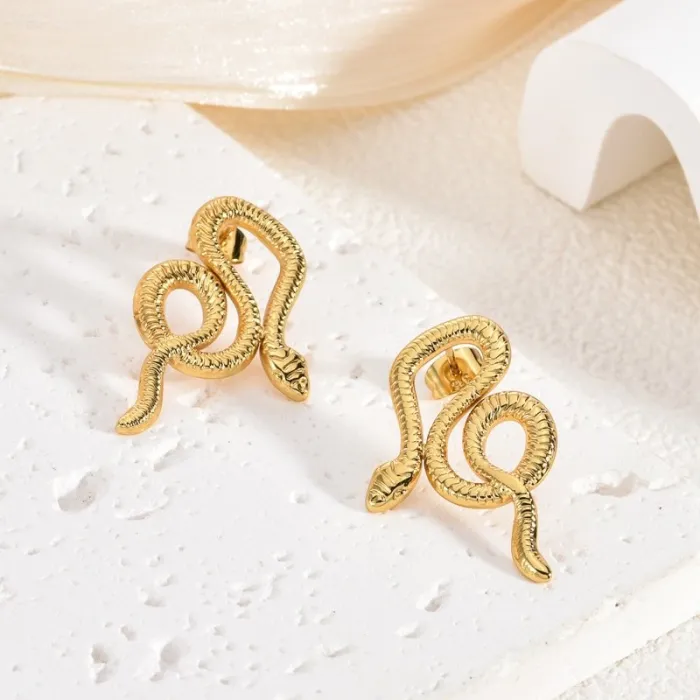 Vintage Long Stainless Steel Earrings for Women Elegant Luxury Statement Drop Jewelry