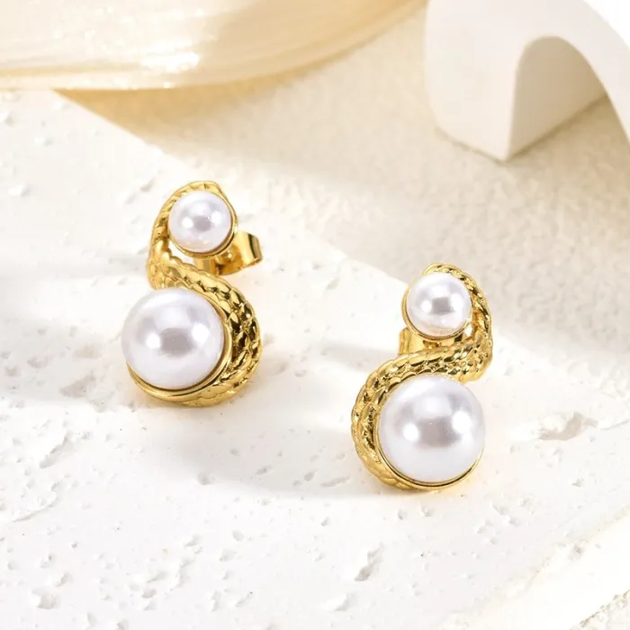 Vintage Long Stainless Steel Earrings for Women Elegant Luxury Statement Drop Jewelry