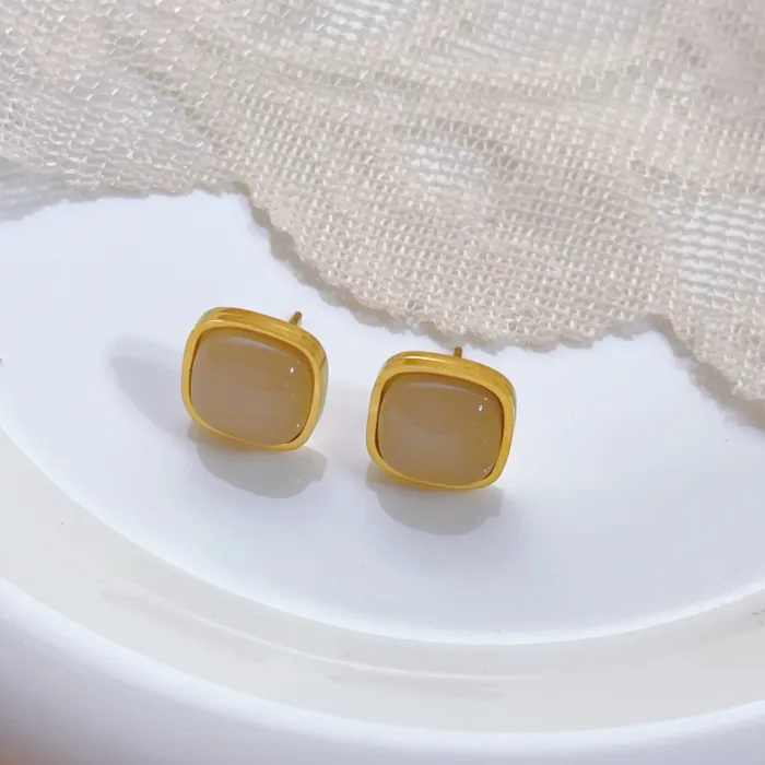 Wholesale Stainless Steel Colorful Square Pendant Necklace | Bulk Supplier & Factory Price Jewelry