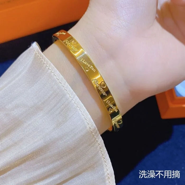 Wholesale Trendy Round Zircon Bangle | Bulk Stainless Steel Bracelet Supplier & Factory Price Jewelry