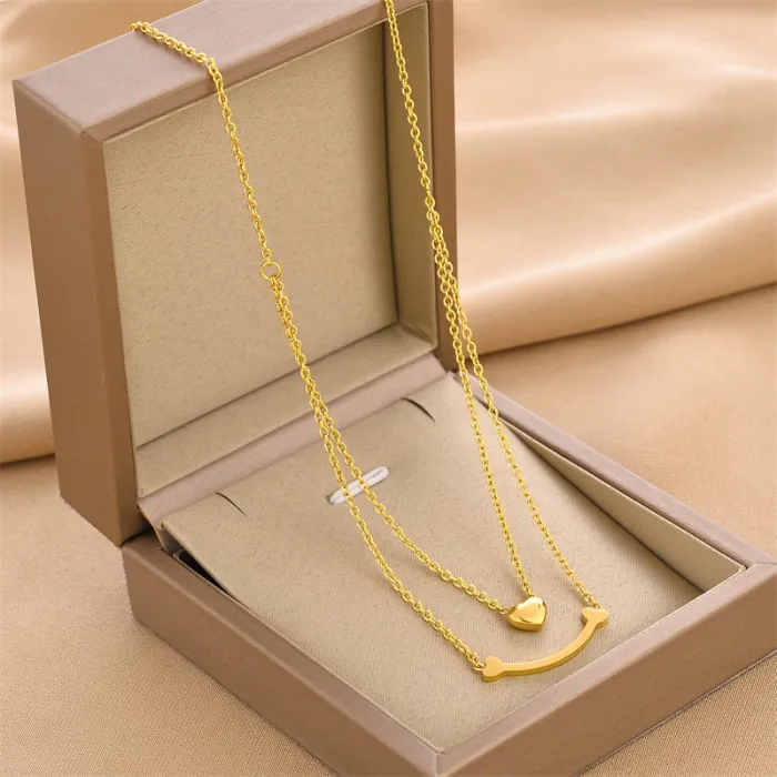 Wholesale Heart Stainless Steel Necklace | Bulk Supplier & Factory Price Minimalist Luxury Choker for Women
