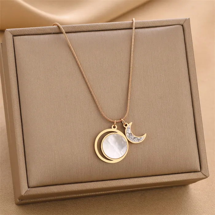 Wholesale Cute Heart Pendant Necklace | Bulk Stainless Steel Supplier & Factory Price Romantic Jewelry