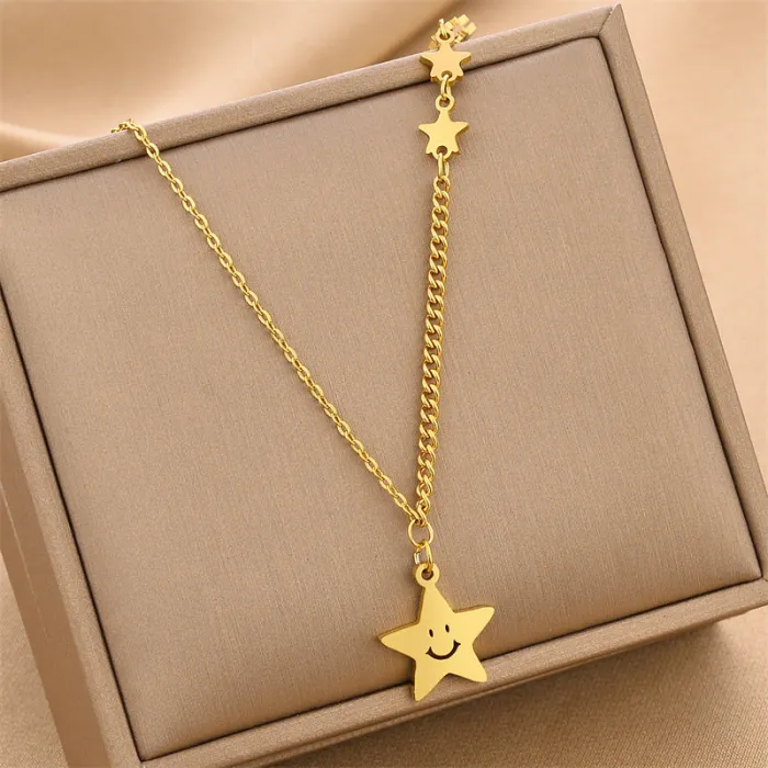 Wholesale Artistic Heart Stainless Steel Necklace | Factory Price Minimalist Jewelry for Women