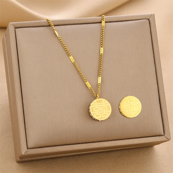 Wholesale Artistic Heart Stainless Steel Necklace | Factory Price Minimalist Jewelry for Women