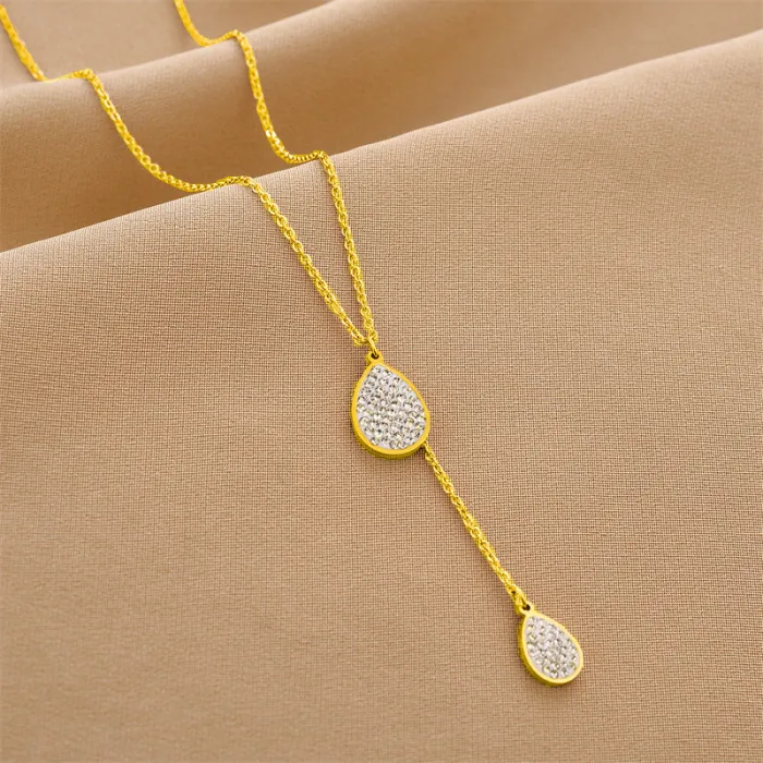 Wholesale Elegant Heart Stainless Steel Necklace | Factory Price Bulk Jewelry for Women