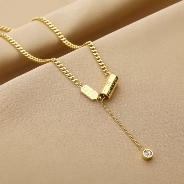 Wholesale Minimalist Stainless Steel Necklaces | Bulk Supplier & Factory Price Fashion Jewelry for Women