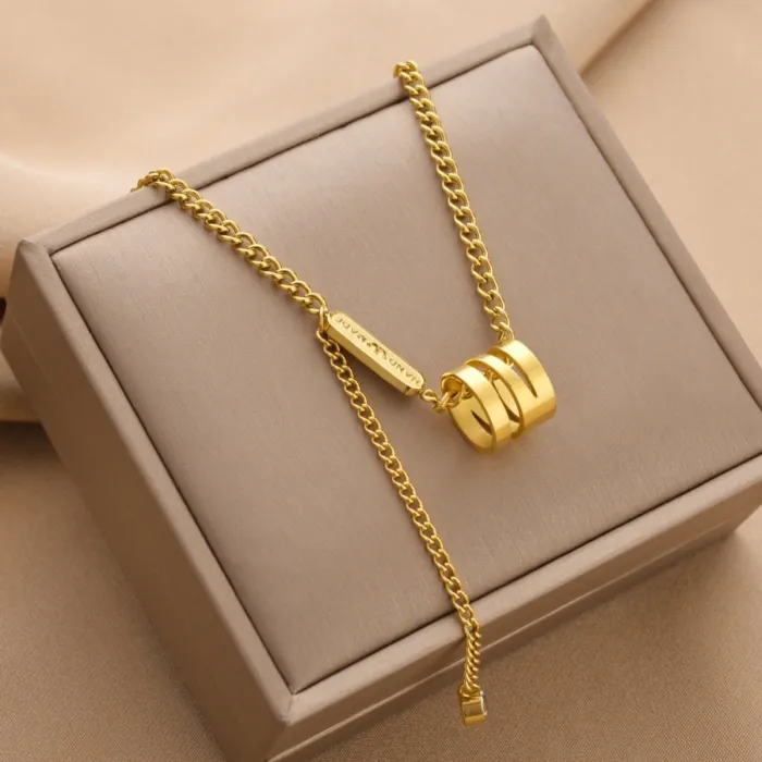 Wholesale Premium Stainless Steel Necklace Set | Factory Price Luxury Jewelry Supplier