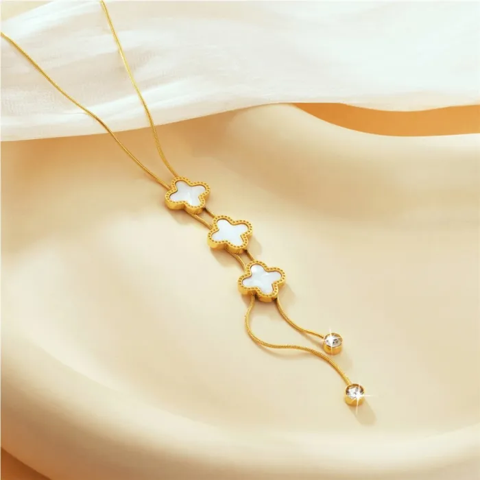 Wholesale Gift Stainless Steel Necklace Set | Bulk Supplier & Factory Price Luxury Jewelry for Women