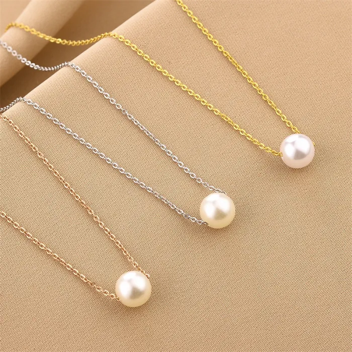 Wholesale Shell Pearl Pendant Necklace | Bulk Supplier & Factory Price Elegant Minimalist Jewelry for Women