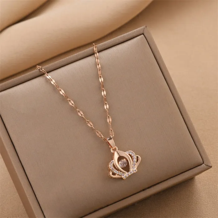 Wholesale Fashion Stainless Steel Necklace | Bulk Supplier & Factory Price Trendy Non-Fading Jewelry
