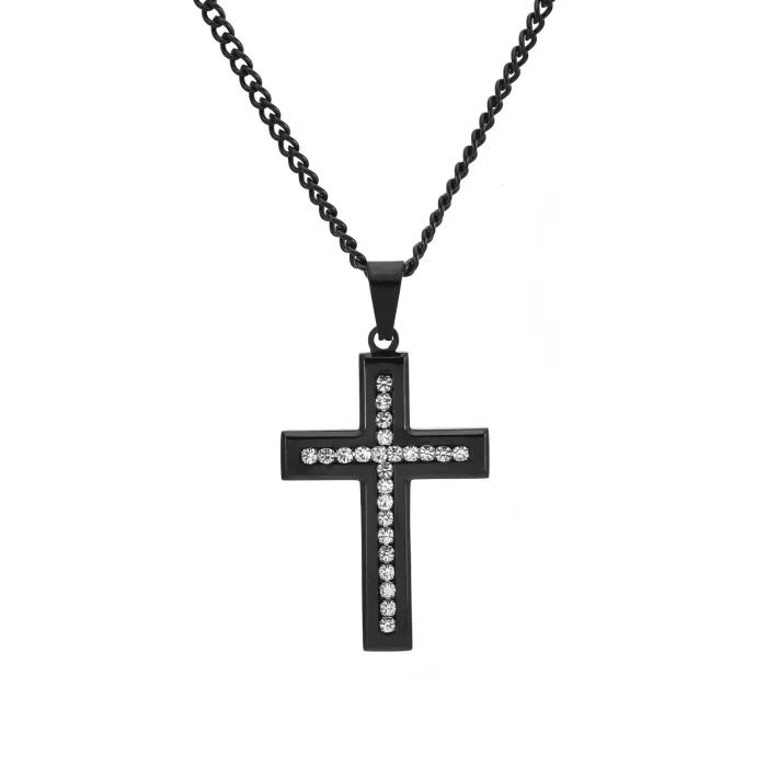 Wholesale Stainless Steel Cross Pendant Necklace | Bulk Supplier Factory Price Unisex Fashion Jewelry