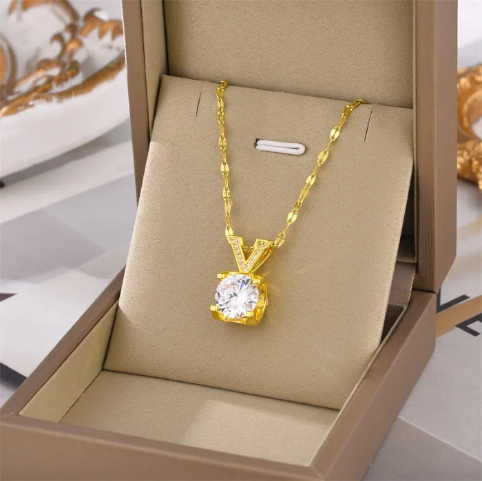 Wholesale Elegant Stainless Steel Necklace | Factory Price Bulk Supplier Chic Jewelry