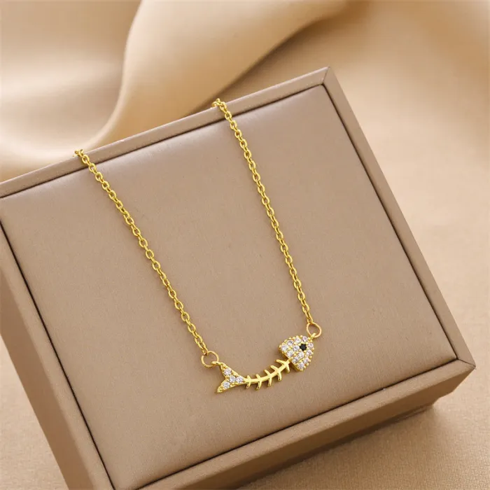 Wholesale Designer Stainless Steel Necklace | Bulk Supplier & Factory Price Boutique Jewelry