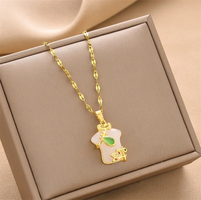 Wholesale Designer Stainless Steel Necklace | Bulk Supplier & Factory Price Boutique Jewelry