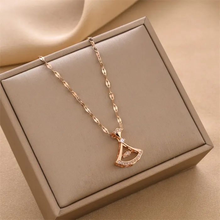 Wholesale Chic Stainless Steel Necklace | Factory Price Minimalist Jewelry for Women