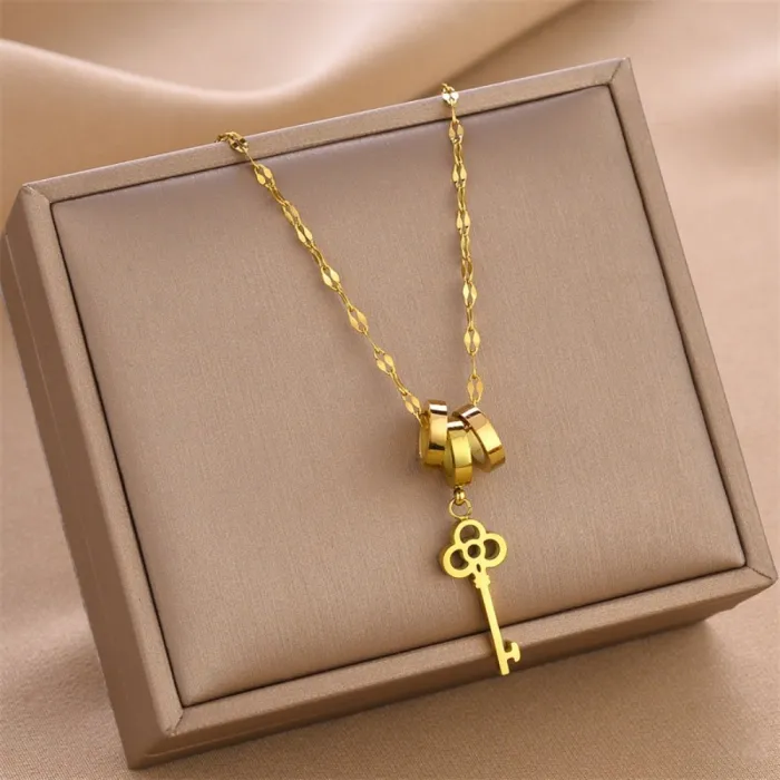 Wholesale Feminine Stainless Steel Necklace | Factory Price Bulk Supplier Elegant Jewelry