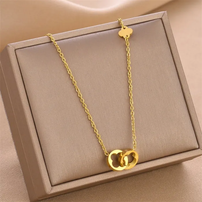 Wholesale Feminine Stainless Steel Necklace | Factory Price Bulk Supplier Elegant Jewelry
