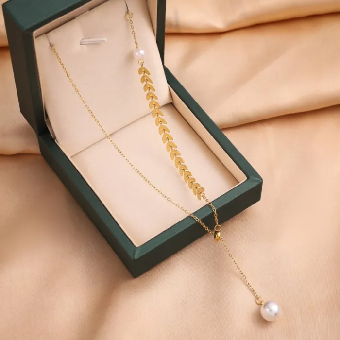 Wholesale Feminine Stainless Steel Necklace | Factory Price Bulk Supplier Elegant Jewelry