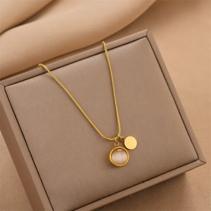 Wholesale Modern Style Stainless Steel Necklace | Factory Price Minimalist Jewelry Supplier