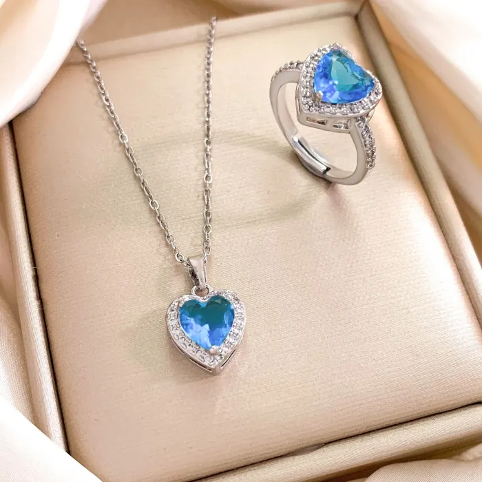 Wholesale Ocean Heart Pendant Necklace | Bulk Supplier & Factory Price Vintage Titanic Style Jewelry