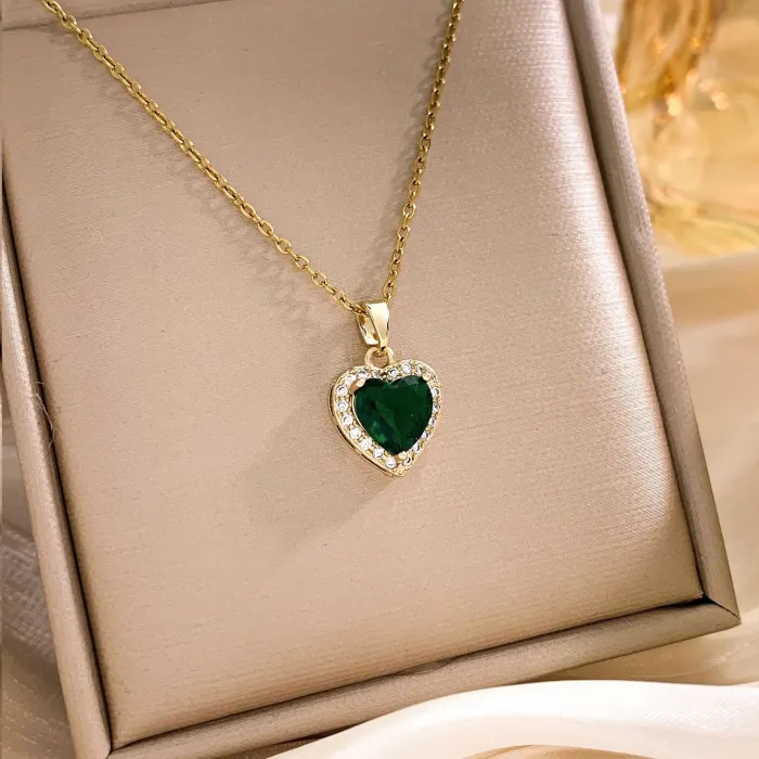 Wholesale Ocean Heart Pendant Necklace | Bulk Supplier & Factory Price Vintage Titanic Style Jewelry