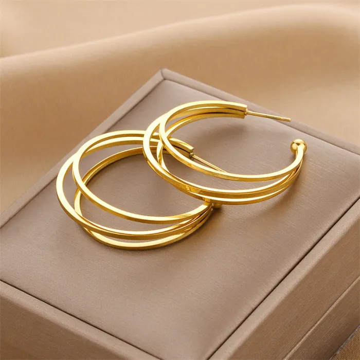 Wholesale Stainless Steel Earrings | Bulk Supplier & Factory Price Non-Fading Gold Rose Gold Titanium Jewelry
