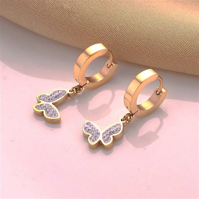 Wholesale Stainless Steel Earrings | Bulk Supplier & Factory Price Non-Fading Gold Rose Gold Titanium Jewelry