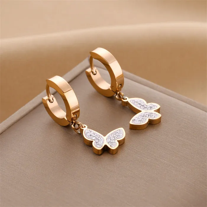 Wholesale Stainless Steel Earrings | Bulk Supplier & Factory Price Non-Fading Gold Rose Gold Titanium Jewelry