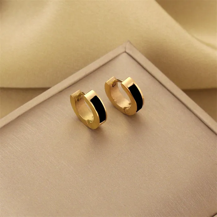Wholesale Gold & Rose Gold Stainless Steel Earrings | Factory Price Non-Fading Titanium Jewelry Supplier