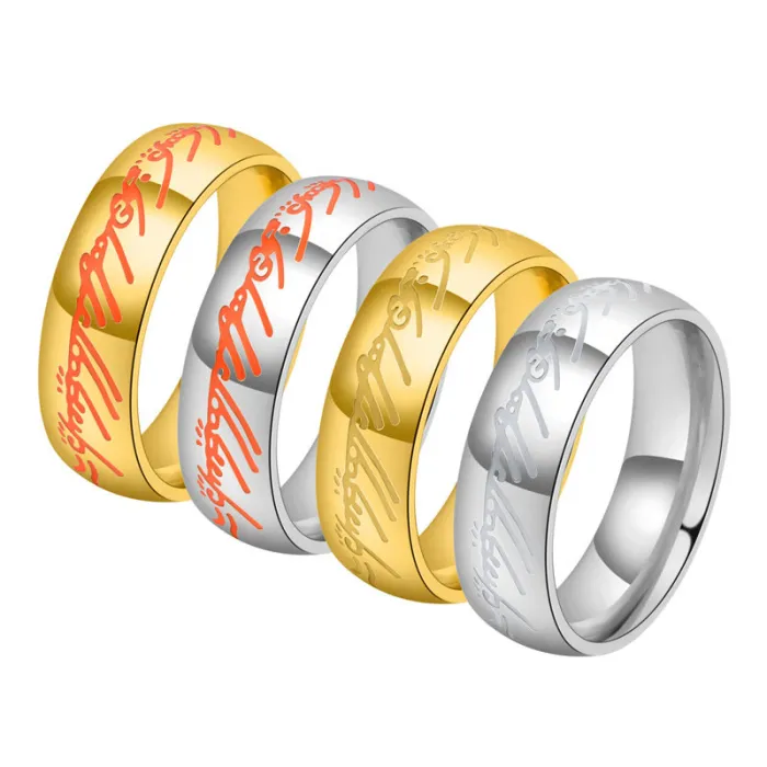 Wholesale Luminous Magic Ring Stainless Steel | Bulk Supplier Factory Price Bold Men's Fashion Jewelry