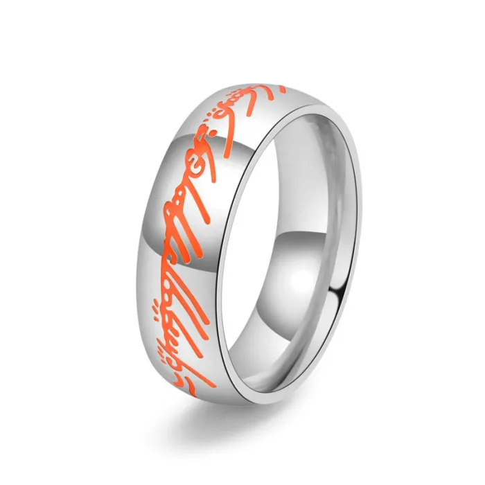 Wholesale Luminous Magic Ring Stainless Steel | Bulk Supplier Factory Price Bold Men's Fashion Jewelry