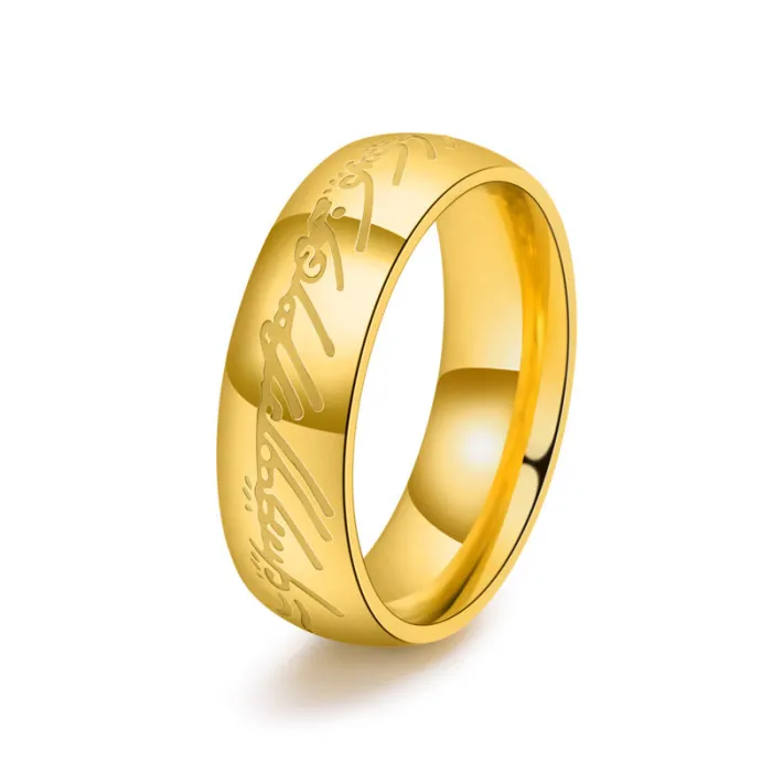 Wholesale Luminous Magic Ring Stainless Steel | Bulk Supplier Factory Price Bold Men's Fashion Jewelry