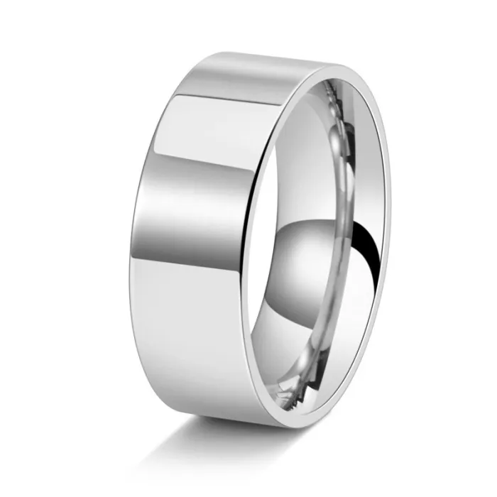 Wholesale 18K Gold Plated Titanium Steel Plain Band | Minimalist Knuckle Ring Factory Price