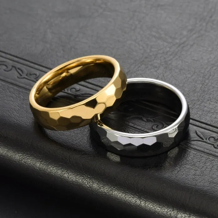 Wholesale 6MM Tungsten Carbide Ring | Simple Polished Couple Band Factory Price