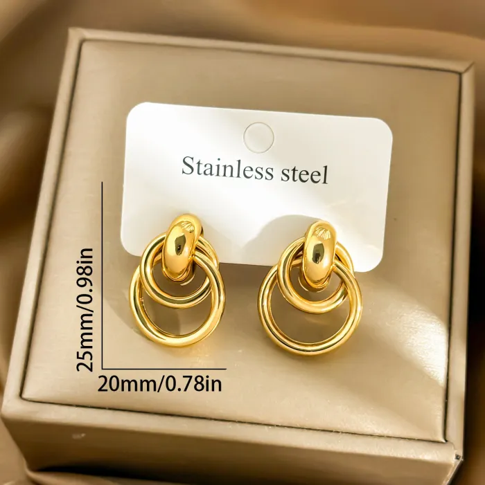 Wholesale Geometric Hoop Earrings | Bulk Supplier & Factory Price Hollow Oval Circle Luxury Jewelry for Women