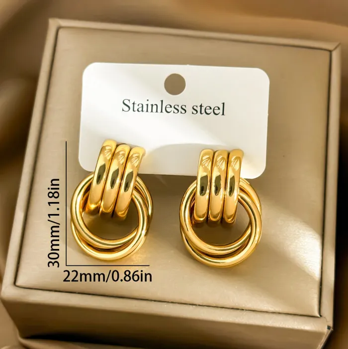 Factory Price Minimalist Hoop Earrings | Wholesale Hollow Round Oval Geometric Jewelry for Women