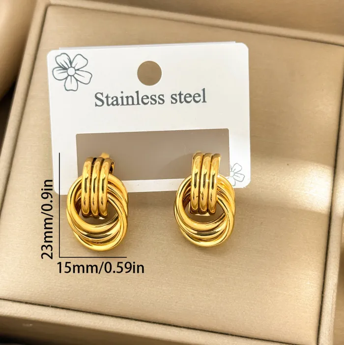 Factory Price Minimalist Hoop Earrings | Wholesale Hollow Round Oval Geometric Jewelry for Women