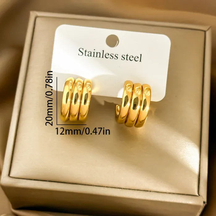 Factory Price Minimalist Hoop Earrings | Wholesale Hollow Round Oval Geometric Jewelry for Women