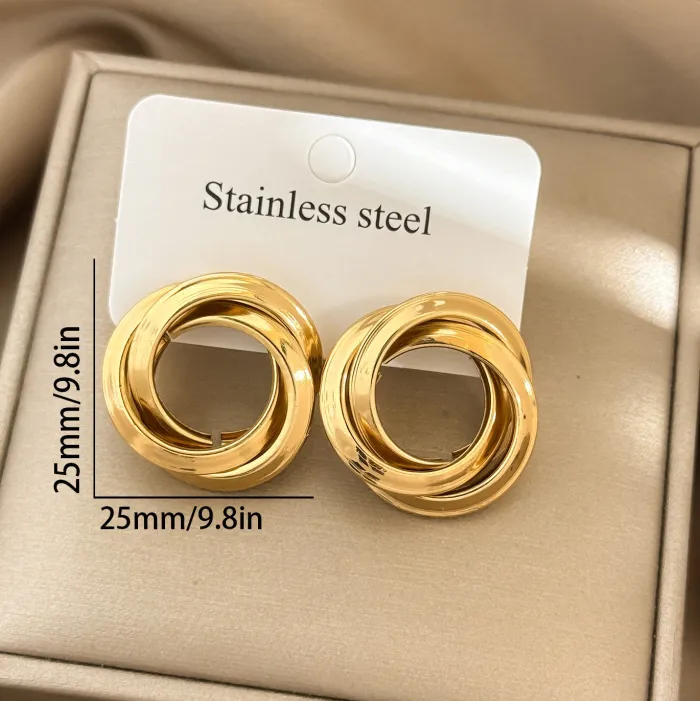 Wholesale Hollow Oval Earrings | Bulk Supplier Factory Price Geometric Circle Hoop Jewelry for Trendy Women