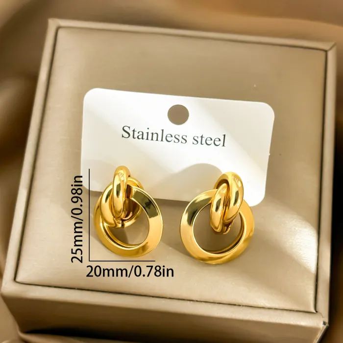 Wholesale Statement Geometric Earrings | Factory Price Hollow Oval Hoop Jewelry for Women