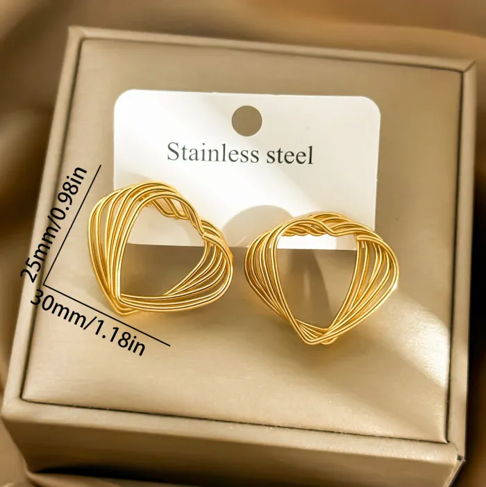 Wholesale Luxury Hollow Oval Earrings | Bulk Supplier & Factory Price Minimalist Geometric Hoop Jewelry