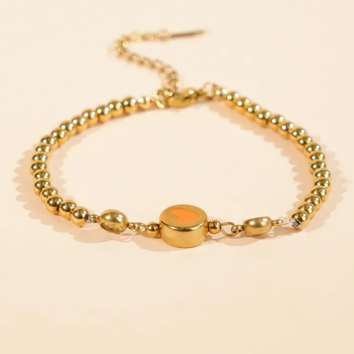 Wholesale Heart Titanium Steel Bracelet | Bulk Supplier & Factory Price Elegant Stainless Steel Jewelry for Women