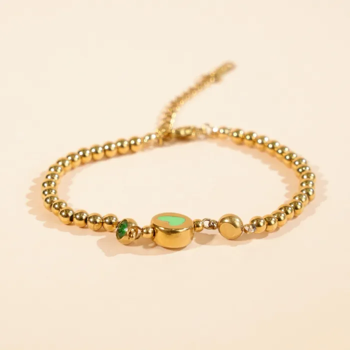 Wholesale Heart Titanium Steel Bracelet | Bulk Supplier & Factory Price Elegant Stainless Steel Jewelry for Women