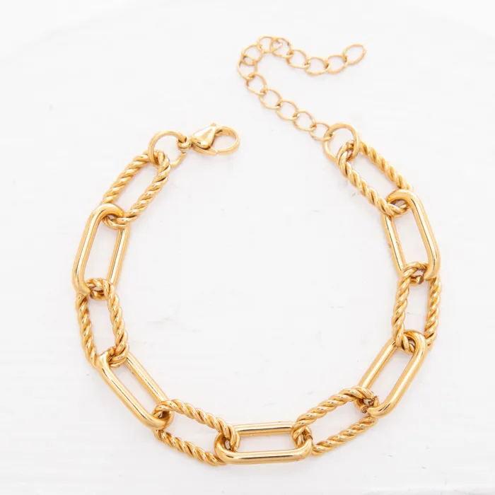 Chunky Titanium Steel Bracelet Wholesale | Hip Hop Punk Stainless Steel Chain Jewelry Supplier