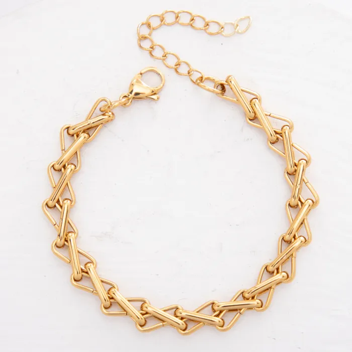 Chunky Titanium Steel Bracelet Wholesale | Hip Hop Punk Stainless Steel Chain Jewelry Supplier