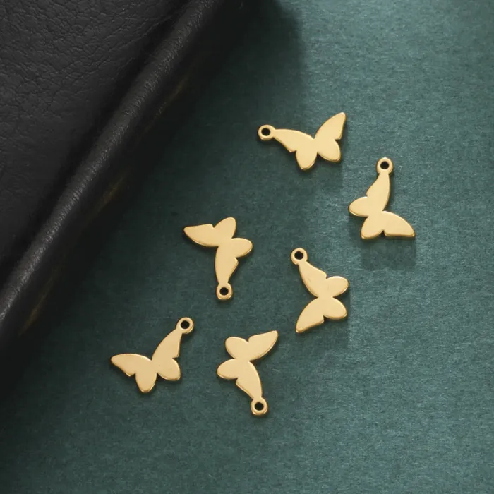 Stainless Steel Charms for Jewelry Making | Moon, Star, Lightning DIY Pendants | Suitable for Earrings, Necklaces, and Bracelets