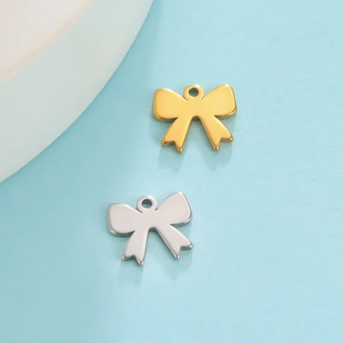 Stainless Steel Charms for Jewelry Making | Moon, Star, Lightning DIY Pendants | Suitable for Earrings, Necklaces, and Bracelets