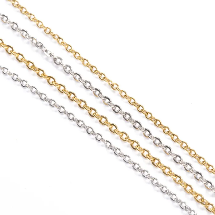 Stainless Steel Hammer Cross Clavicle Chain | 304 Stainless Steel Necklace | Vacuum 18K Gold Plated Craft | In-Stock Wholesale & Customizable